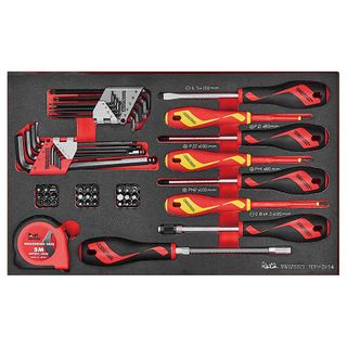 54pc Screwdriver & Hex/TX Key Set (EVA) -Teng