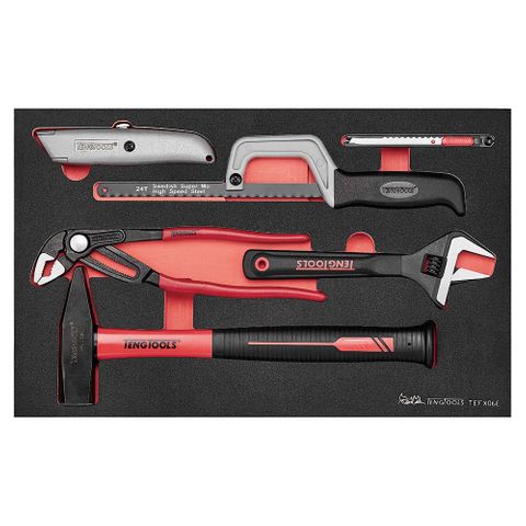 6pc Plumbing Tool Set E Hammer -Teng