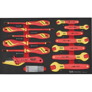 17pc Insulated Spanner & Screwdriver Set EVA3 -Teng