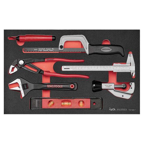 7pc Plumbing Tool Set -Teng