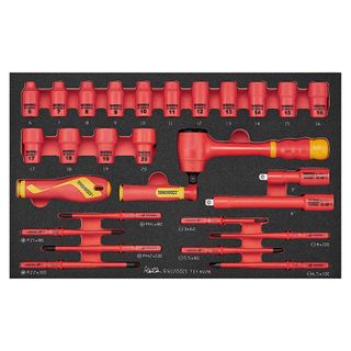 28pc Socket and Screwdriver Set Insulated -Teng