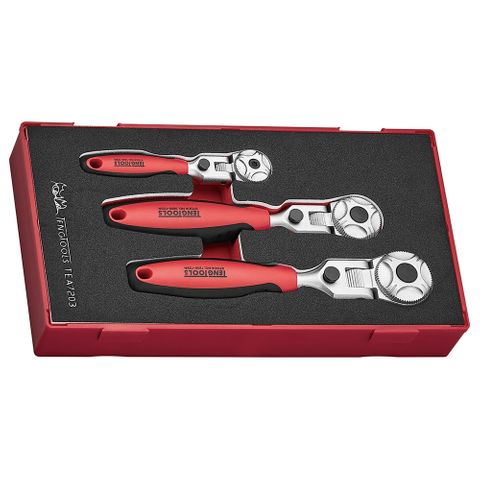 3pc Ratchet Flex Head 72 Teeth -Teng