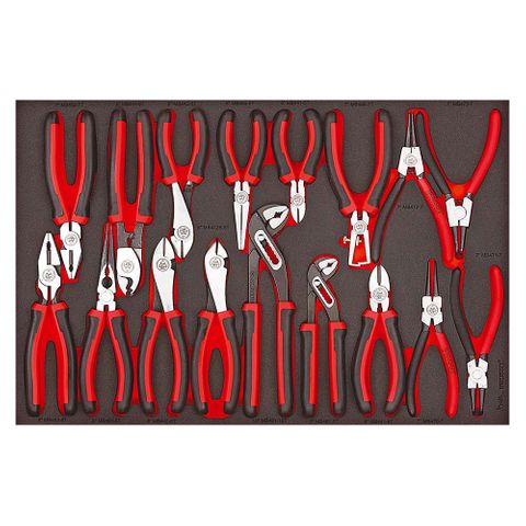 17pc MB General Plier Set (EVA) -Teng