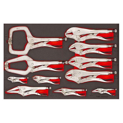 11pc Power Grip Plier Set (EVA) -Teng