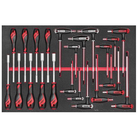 23pc Nut & T-Handle Driver Set (EVA) -Teng