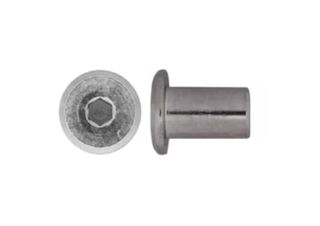 M6 JCB Barrel Nut 304 Stainless Steel Hex Drive