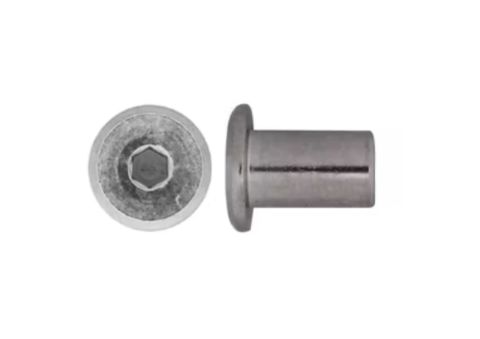 M6 JCB Barrel Nut 304 Stainless Steel Hex Drive