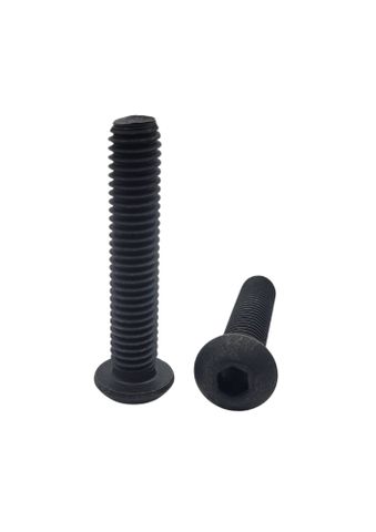 5/16 x 2 UNC HT Button Head Screw Black