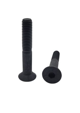 8 x 50 Countersunk Screw Black