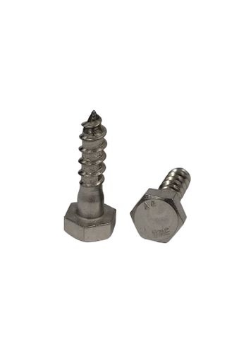 8 x 50 Coach Screw 316 Stainless Steel