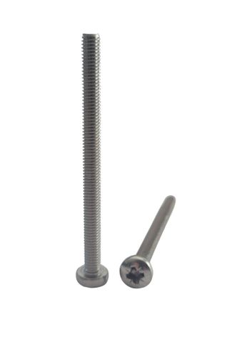 8 x 50 Panhead Machine Screw 304 Stainless Steel Phillips