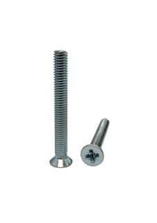 8 x 50 Countersunk Machine Screw Zinc Plated Slot