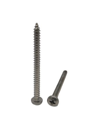 8G x 2 Panhead Self Tapping Screw 304 Stainless Steel Phillips