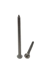 8G x 2 Panhead Self Tapping Screw 304 Stainless Steel Square