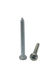 8G x 2 Panhead Self Tapping Screw Zinc Plated Pozi