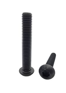 10 x 60 Button Head Screw Black