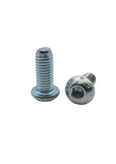 8 x 16 Button Head Screw Zinc Plated