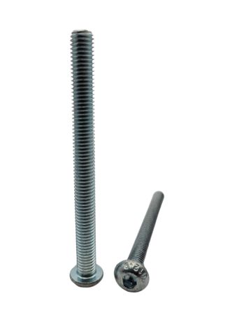 8 x 100 Button Head Screw Zinc Plated