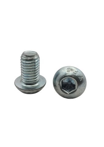 12 x 25 Button Head Screw Zinc Plated