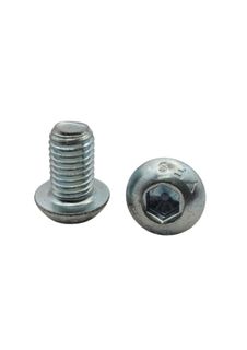 12 x 25 Button Head Screw Zinc Plated