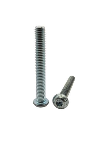 10 x 100 Button Head Screw Zinc Plated