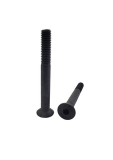 6 x 100 Countersunk Screw Black