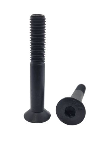 12 x 80 Countersunk Screw Black