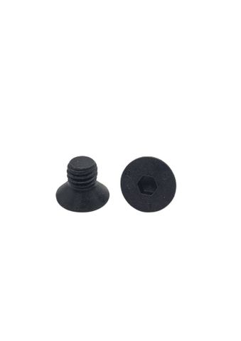 #4-40 x 1/2 UNC Countersunk Screw Black