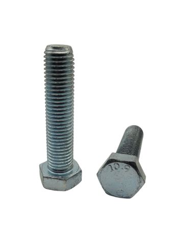 8 x 100 10.9 High Tensile Set Screw Zinc Plated