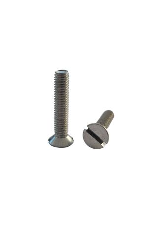 3 x 25 Countersunk Machine Screw 304 Stainless Steel Slot