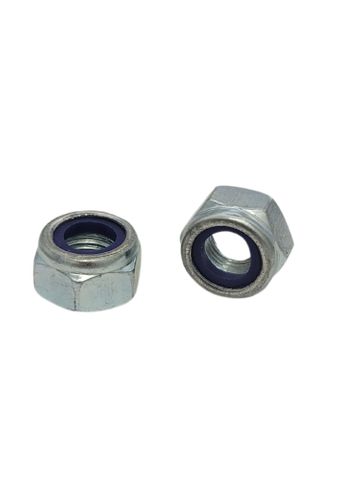 36 x 1.5 Metric Fine Nyloc Nut Zinc Plated
