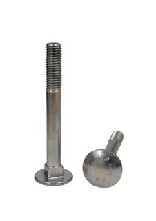 16 x 140 8.8 HT Coach Bolt Zinc Plated