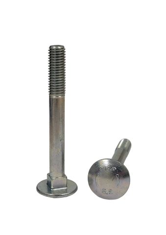 16 x 120 8.8 HT Coach Bolt Zinc Plated