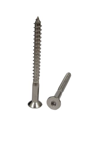 8 x 120 CSK Coach Screw 304 Stainless Steel  TX40