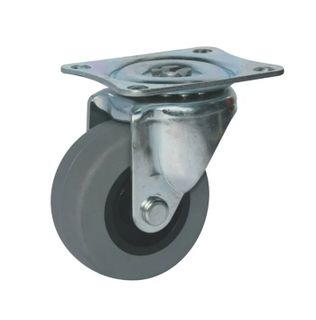 Castor Swivel Grey Urethane 50mm