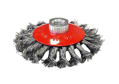 TwistKnot Dish/Bevel Wire Brush 125mm x 14 mm