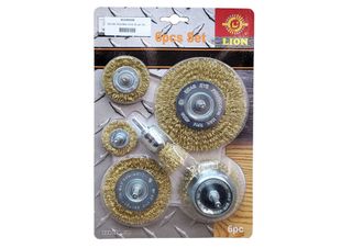 Spindle Mounted Wire Brush Kit 6 PC