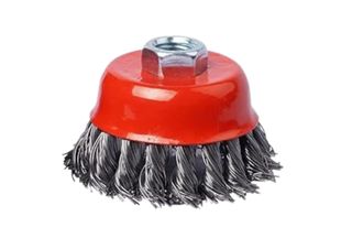 Wire Twist Knot Cup Brush 75x M14 x 2 x 0.5mm
