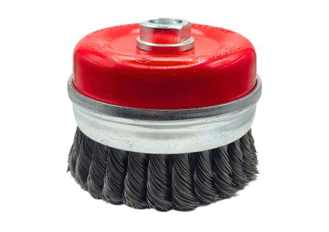 Wire Twist Knot Cup Brush 100 x M14 x 2 x 0.5mm