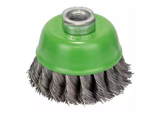 Wire Twist Knot Cup Brush S/S 75x M14 x 2 x 0.5mm