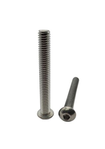 1/4 x 3 UNC Button Head Screw 304 Stainless Steel