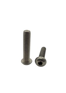 1/4 x 1-1/2 UNF Button Head Screw 304 Stainless Steel