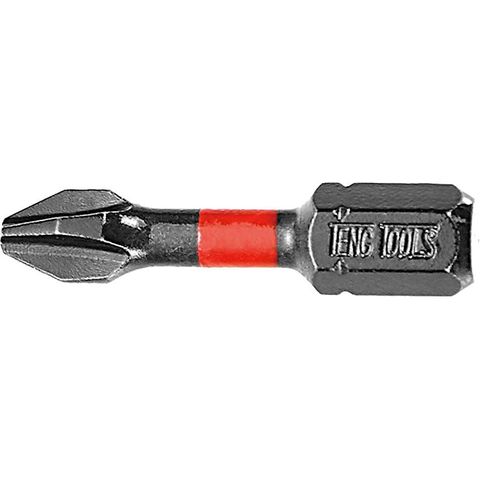 1pc 1/4in PH#1 Impact Screwdriver Bit 30mm -Teng