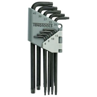 9pc Long Arm Torx Key Set - TX8-TX40 -Teng