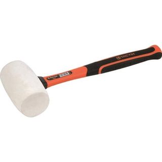 TACTIX - MALLET RUBBER 65MM WHITE FIBERGLASS