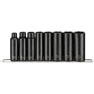 8pc 3/8in Dr. Deep Impact Skt Set 8-19mm -Teng