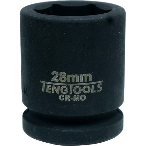 3/4in Dr. Impact Socket 28mm DIN -Teng