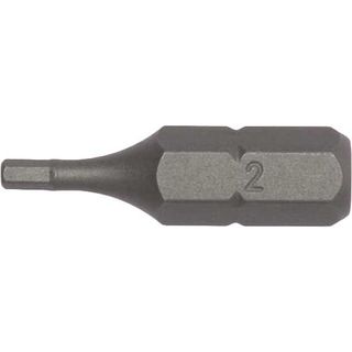 3pc 1/4in Hex 5mm Hex Bit x 25mm (L) -Teng