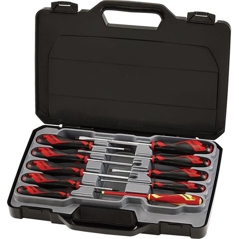 10pc MD TT-MV+ FL-PH-PZ Screwdriver Set -Teng