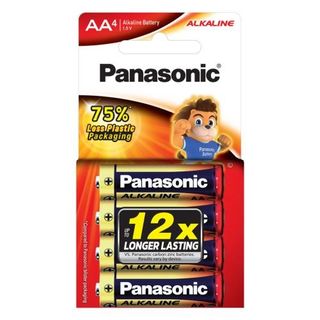PANASONIC AA BATTERY ALKALINE (4PK)